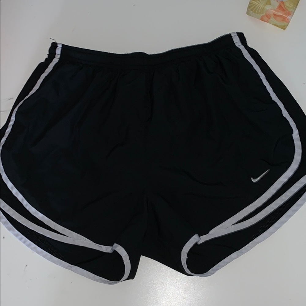 black nike shorts